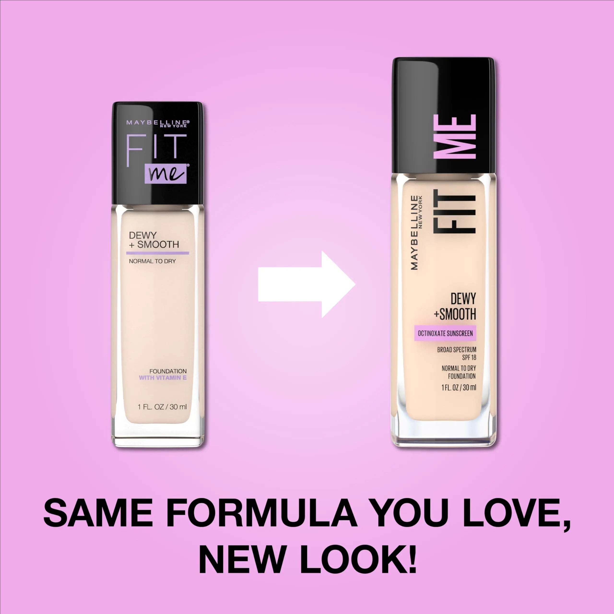 Maybelline Fit Me Dewy + Smooth Liquid Foundation Makeup