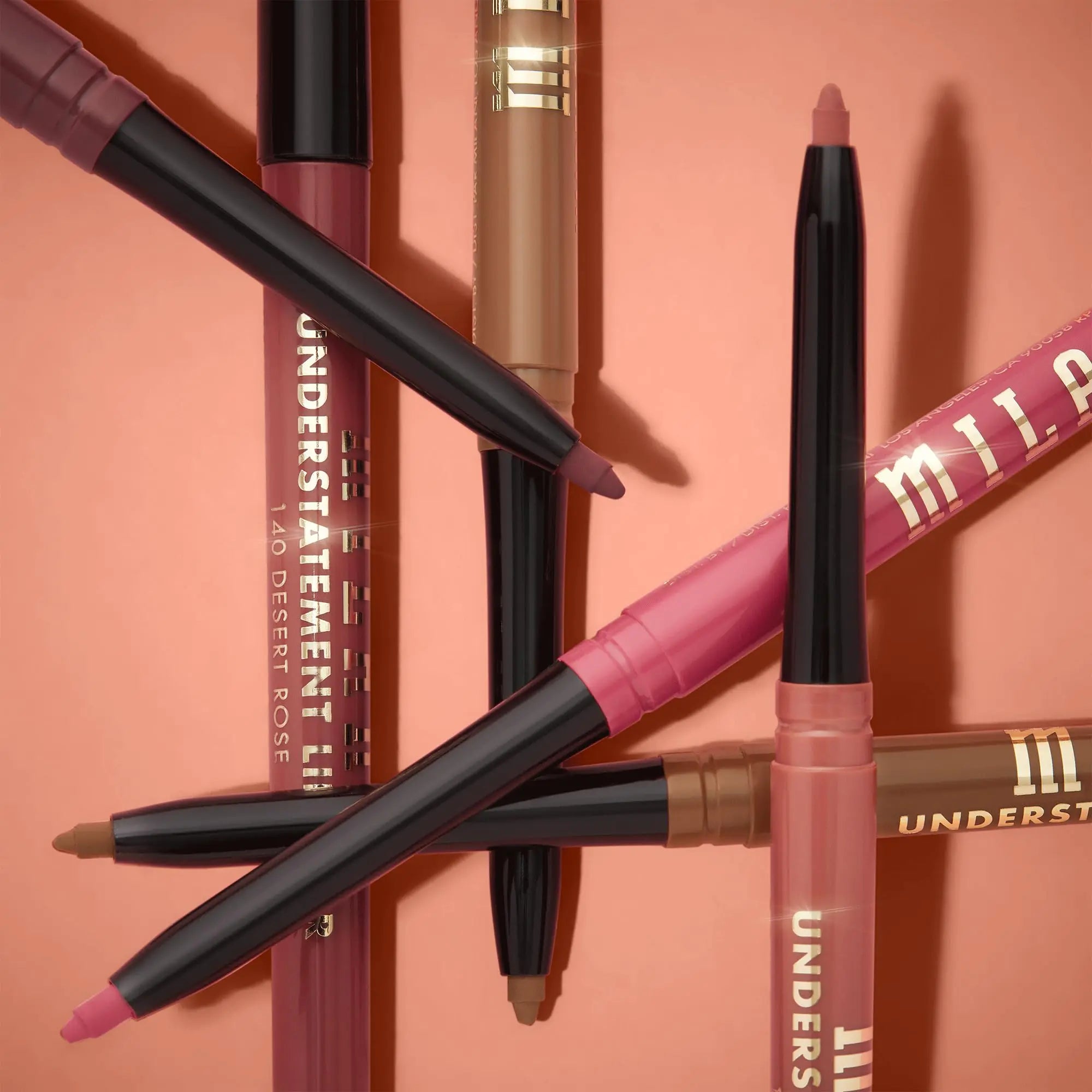 Soft Lip Liner Pencil, Easy to Use Lip Makeup Desert Rose