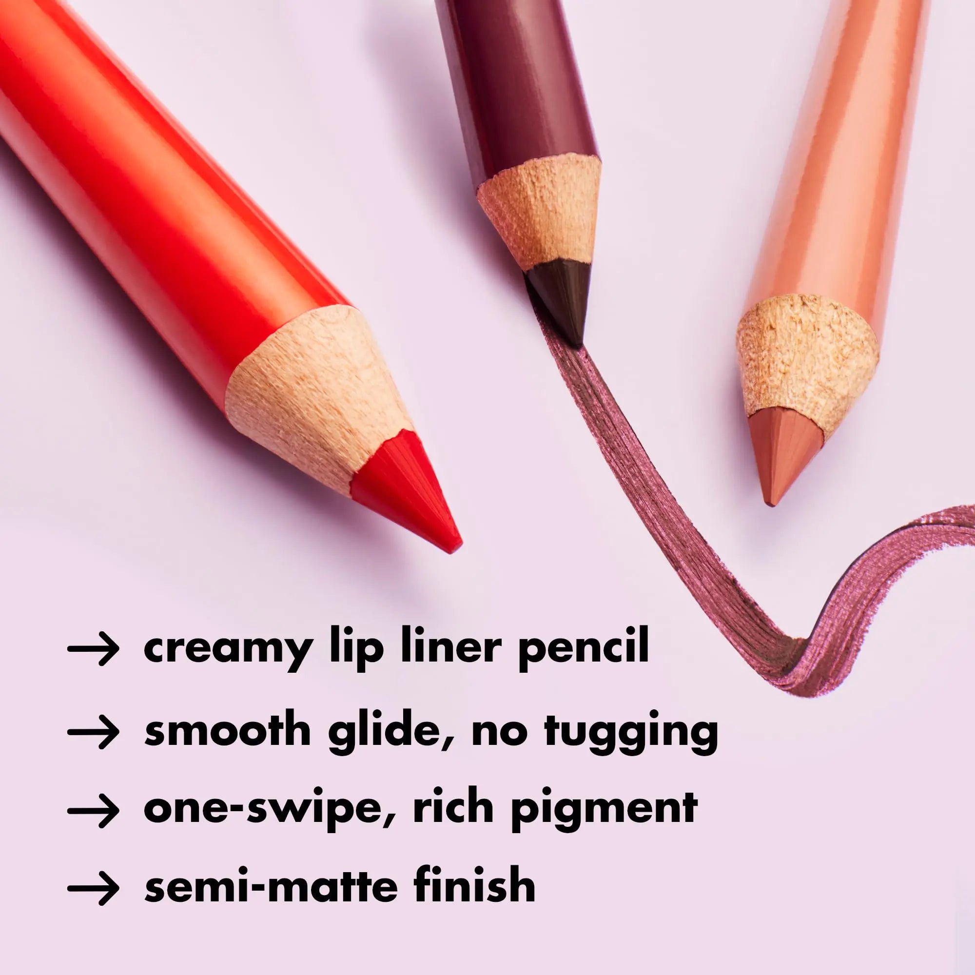 Cream Glide Lip Liner, Highly-Pigmented Pencil