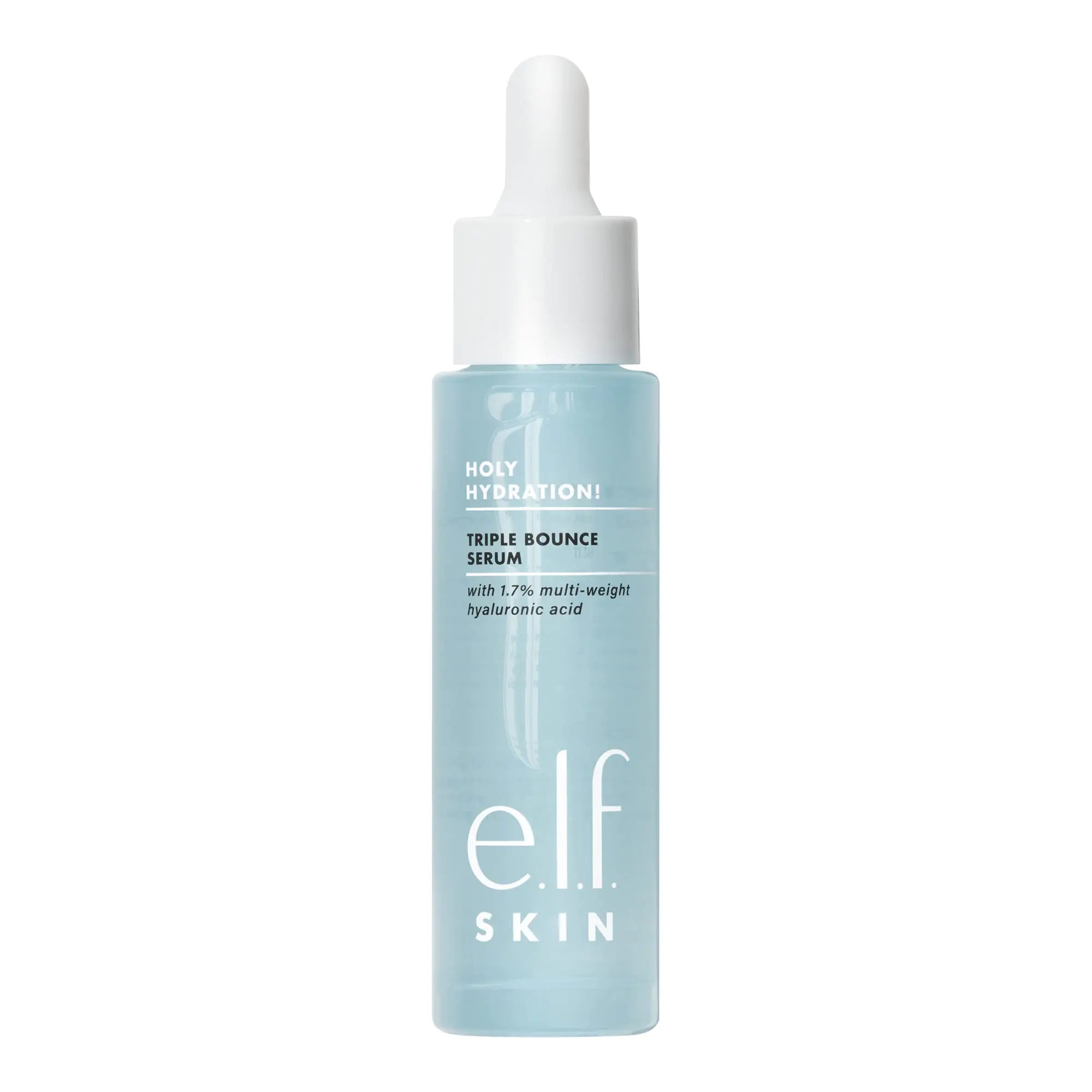 e.l.f. SKIN Holy Hydration! Triple Bounce Serum, 1.7% Hyaluronic Acid Serum