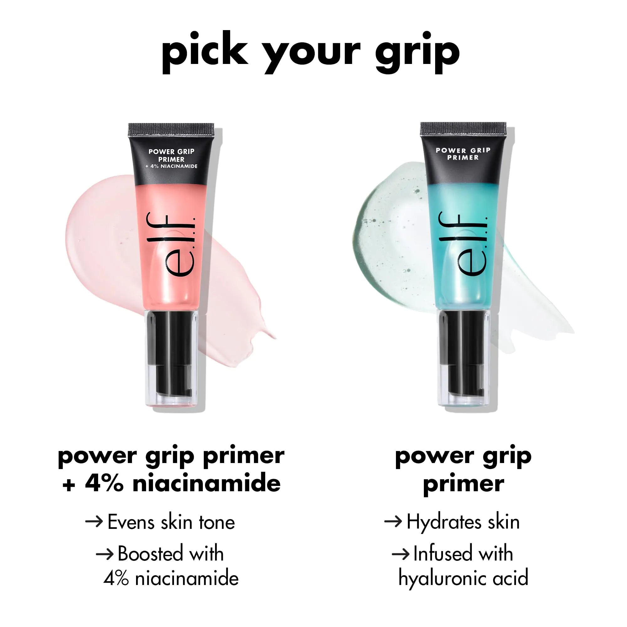 e.l.f. Power Grip Primer + 4% Niacinamide, Gel-Based