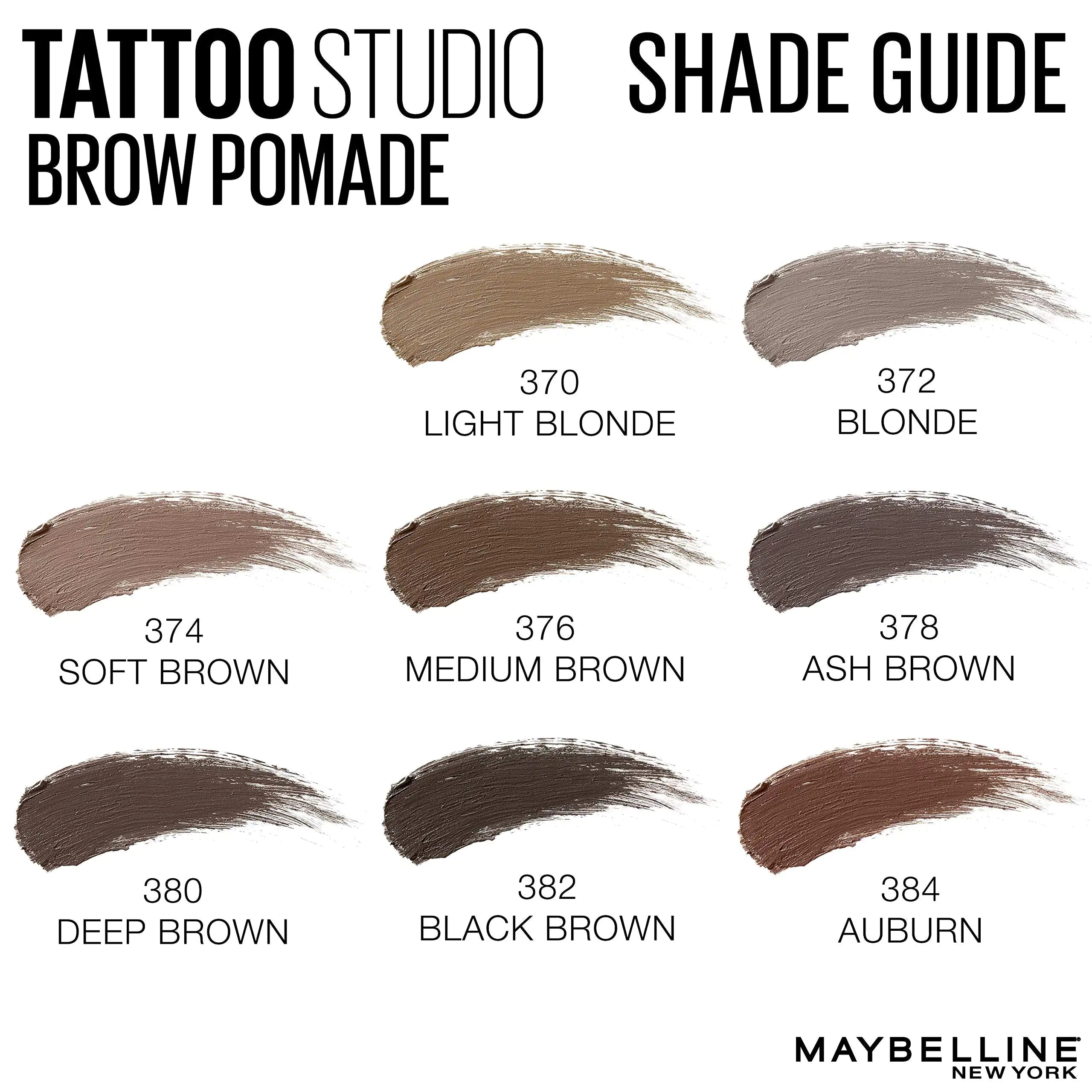 Maybelline TattooStudio Brow Pomade, Eyebrow Makeup