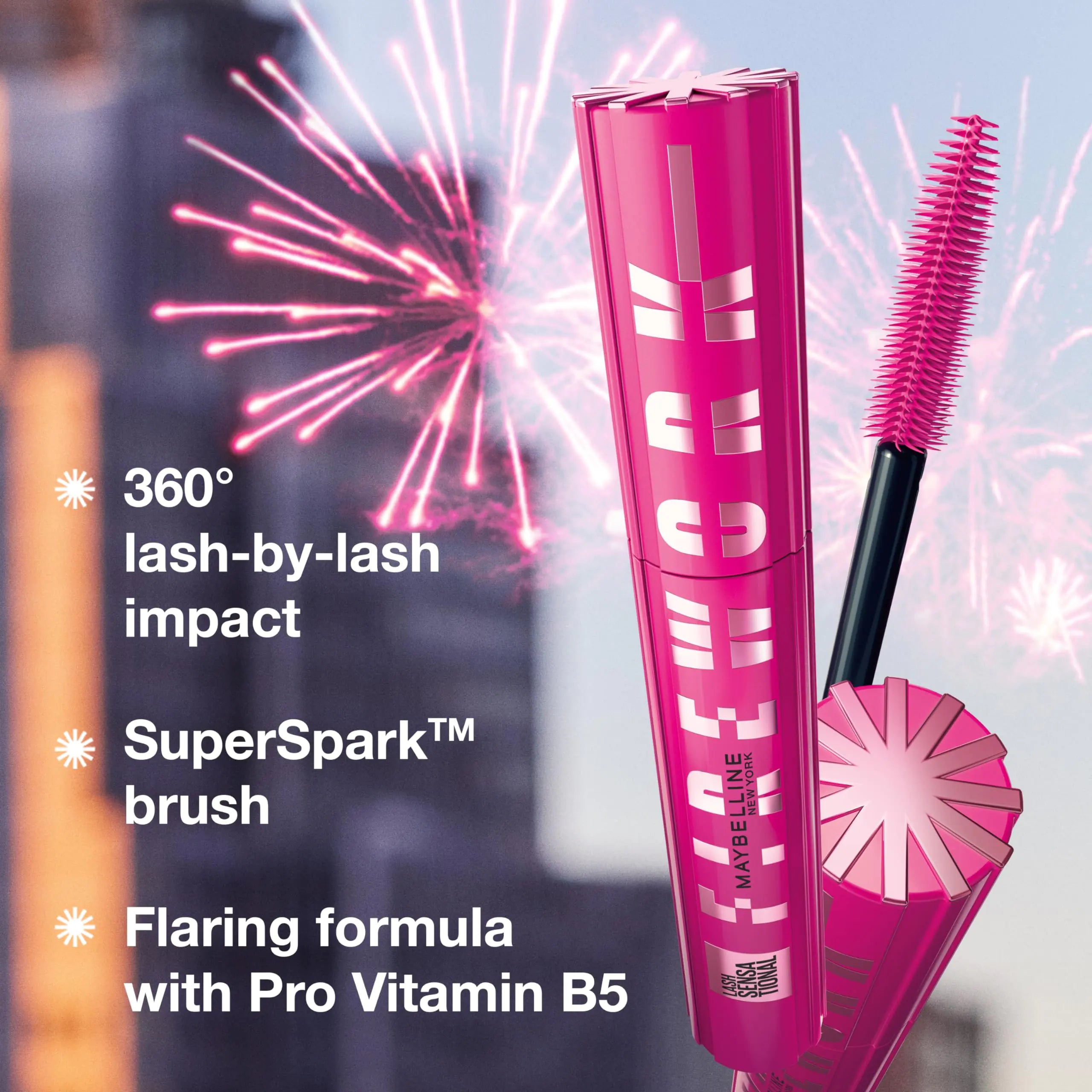 Maybelline Mascara, Lengthening & Volumizing Mascara for up to 24HR wear