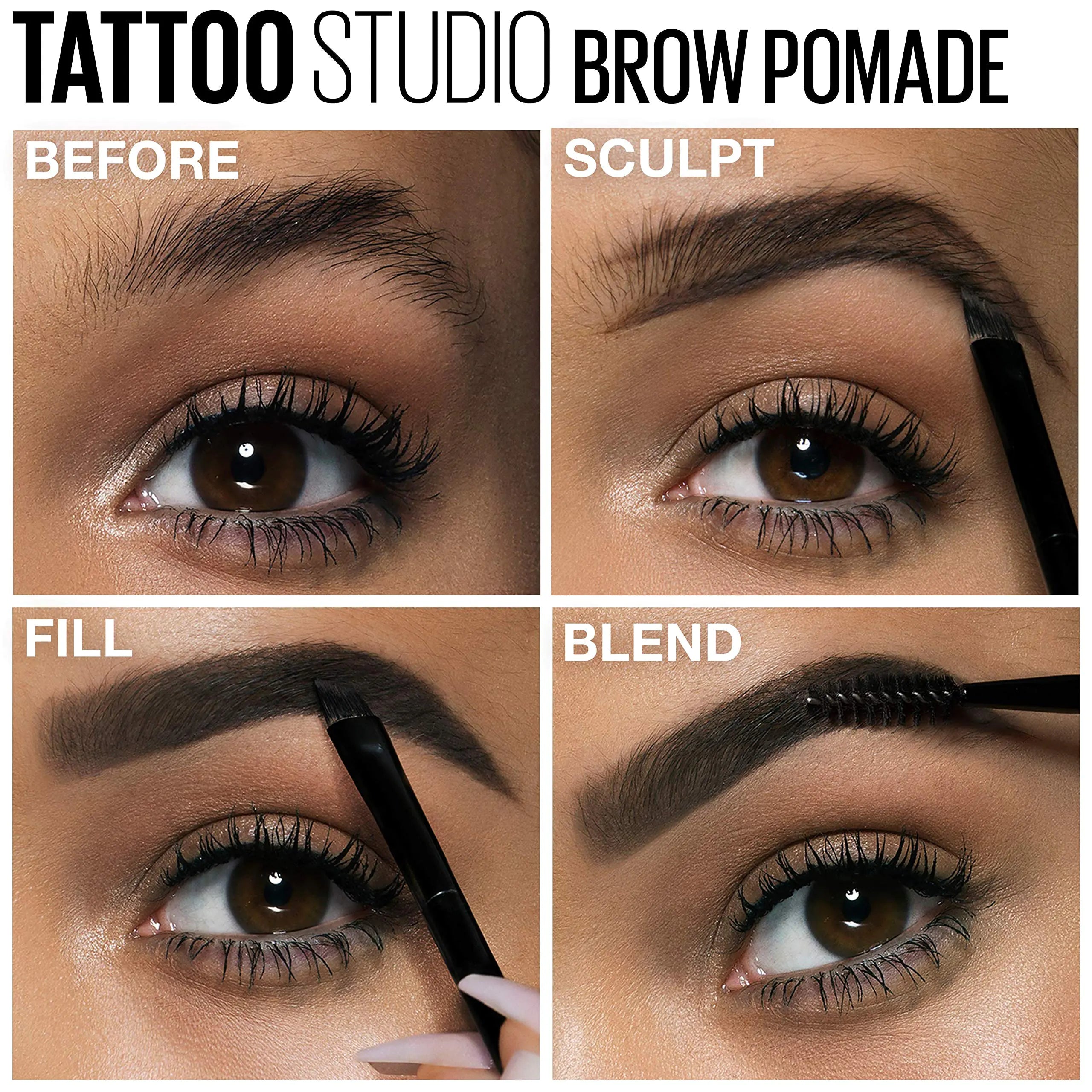 Maybelline TattooStudio Brow Pomade, Eyebrow Makeup