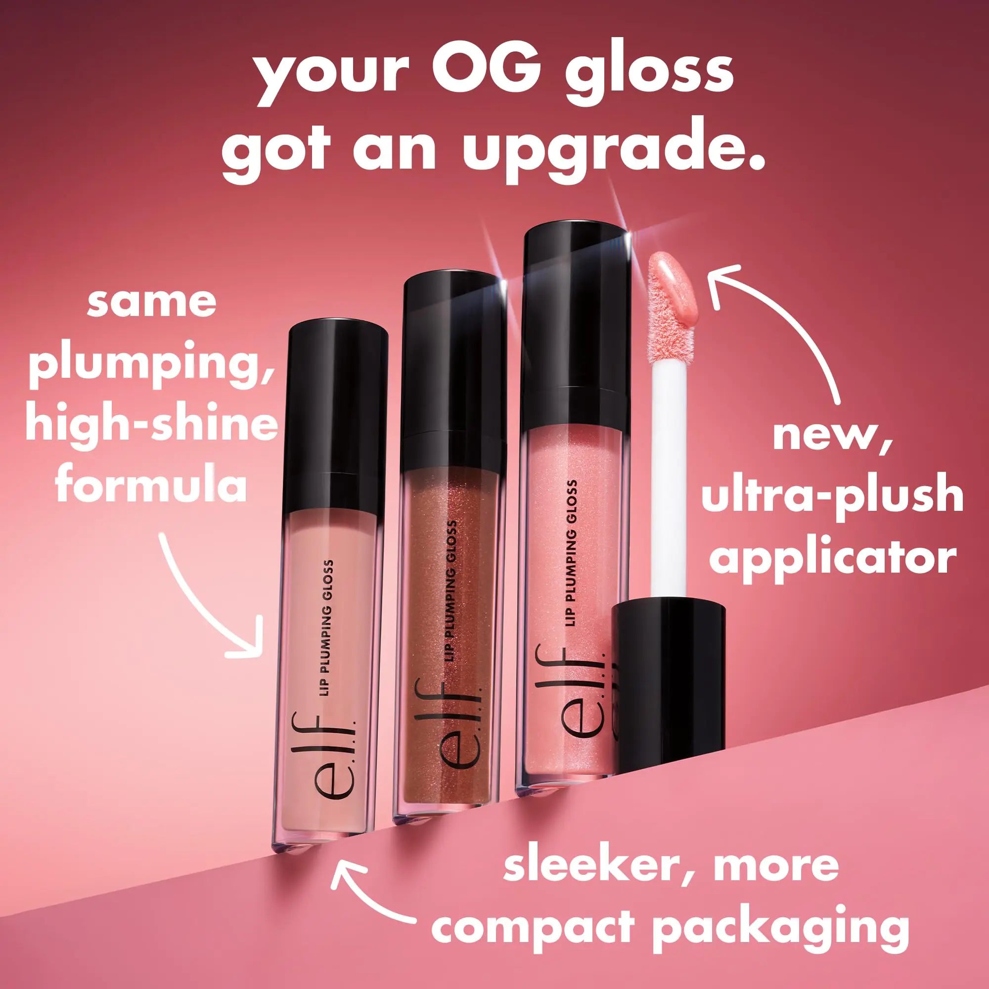 Lip Plumping Gloss, High-Shine Liquid