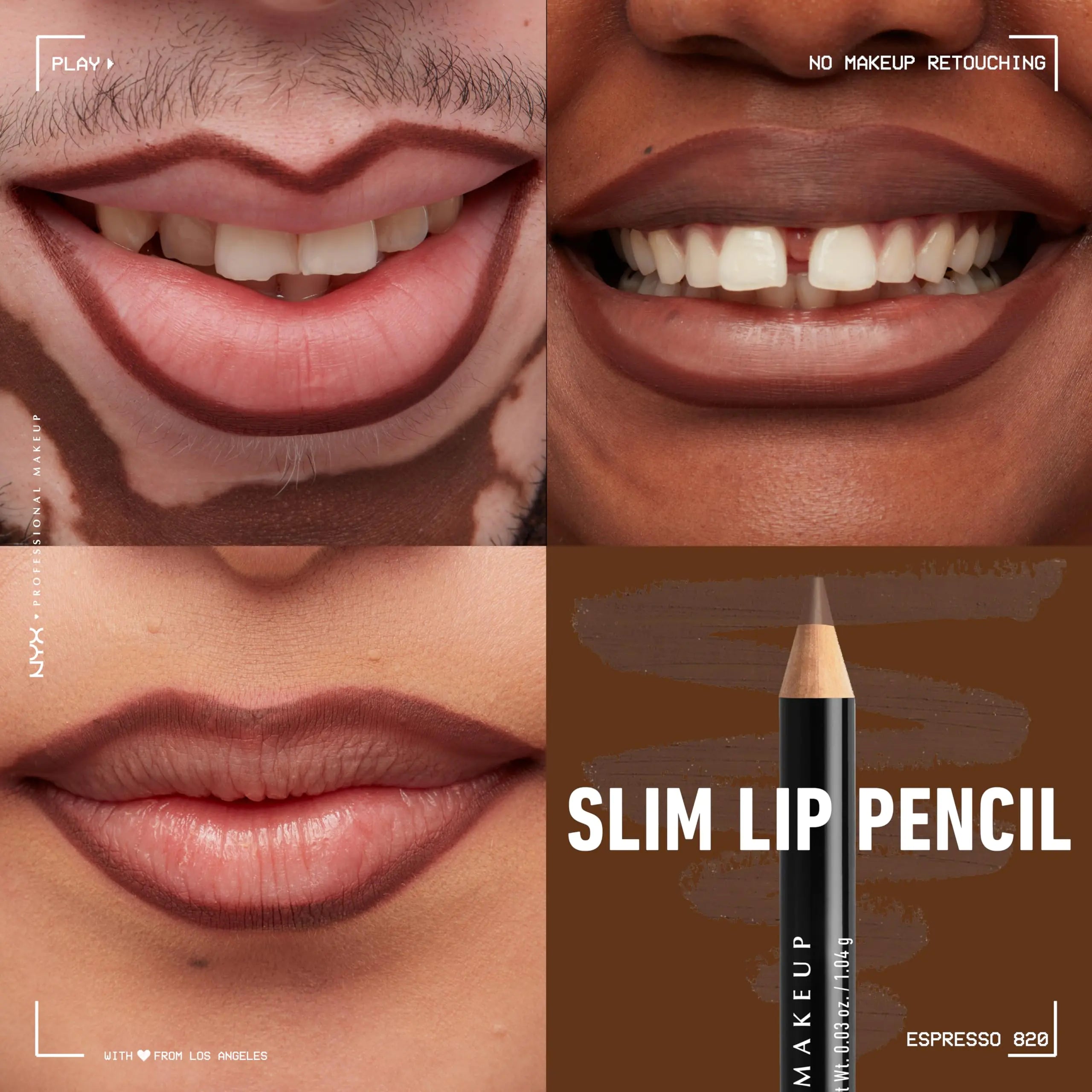 Lip Pencil, Long-Lasting Creamy Lip Liner