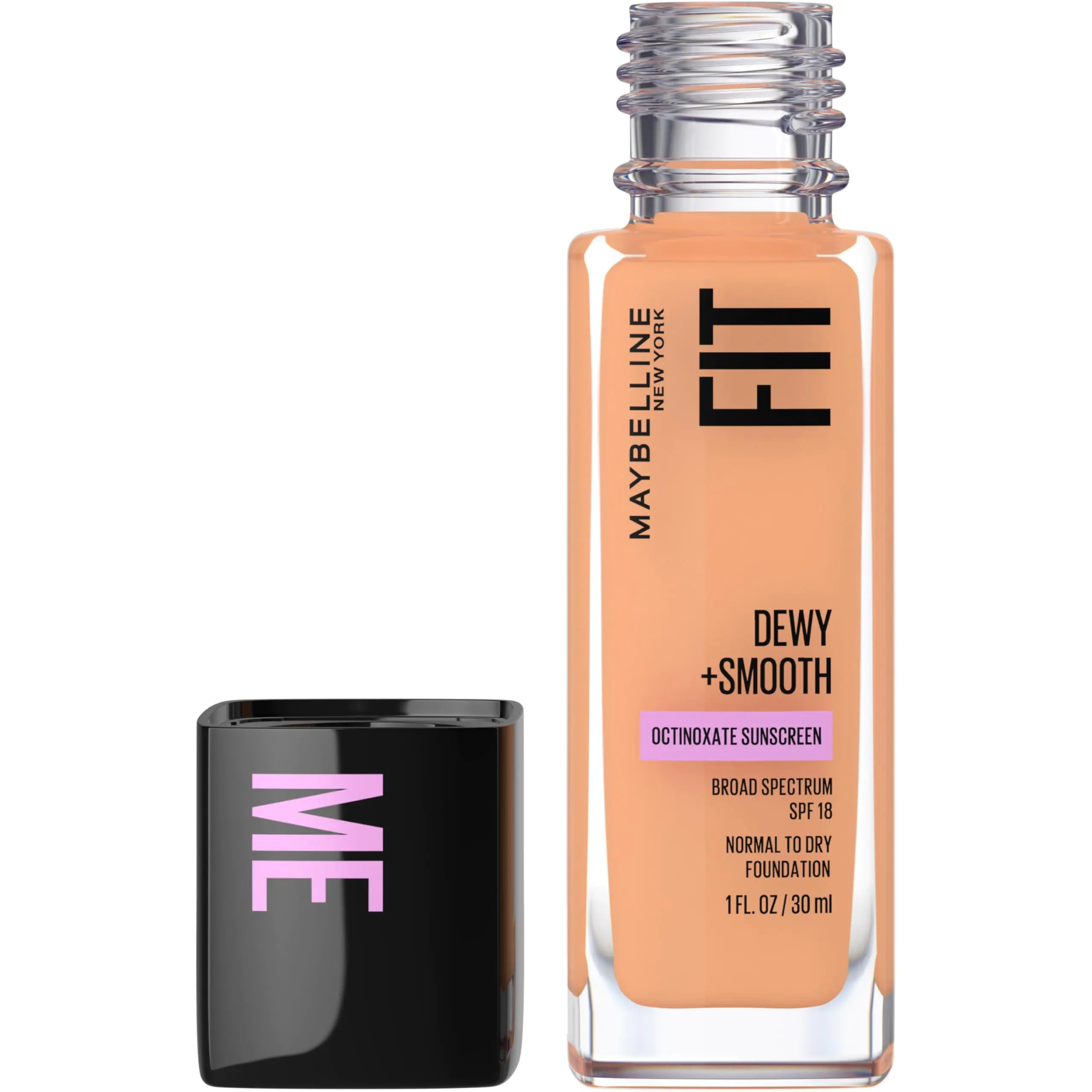 Maybelline Fit Me Dewy + Smooth Liquid Foundation Makeup