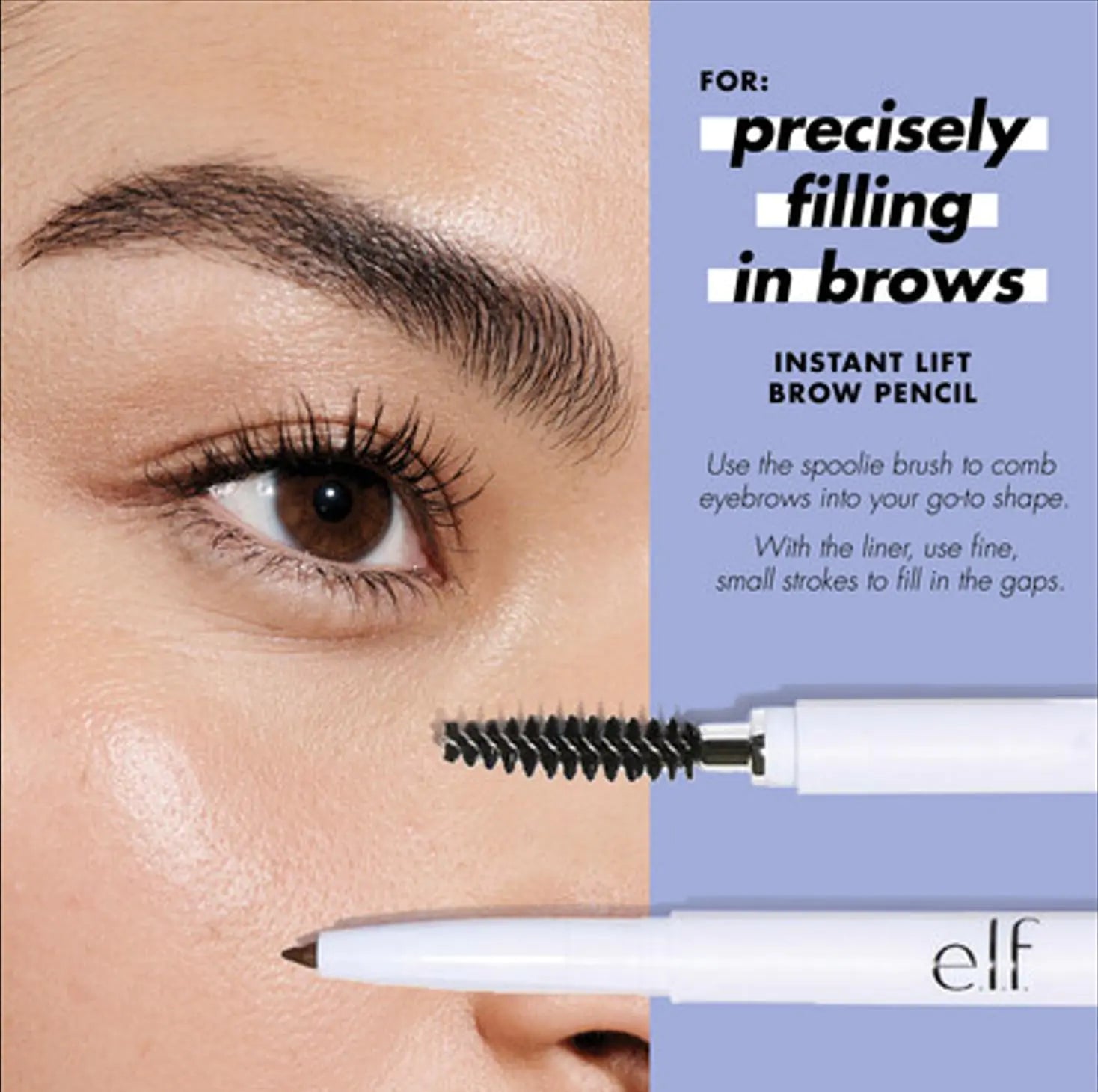 e.l.f., Instant Lift Brow Pencil, Dual-Sided