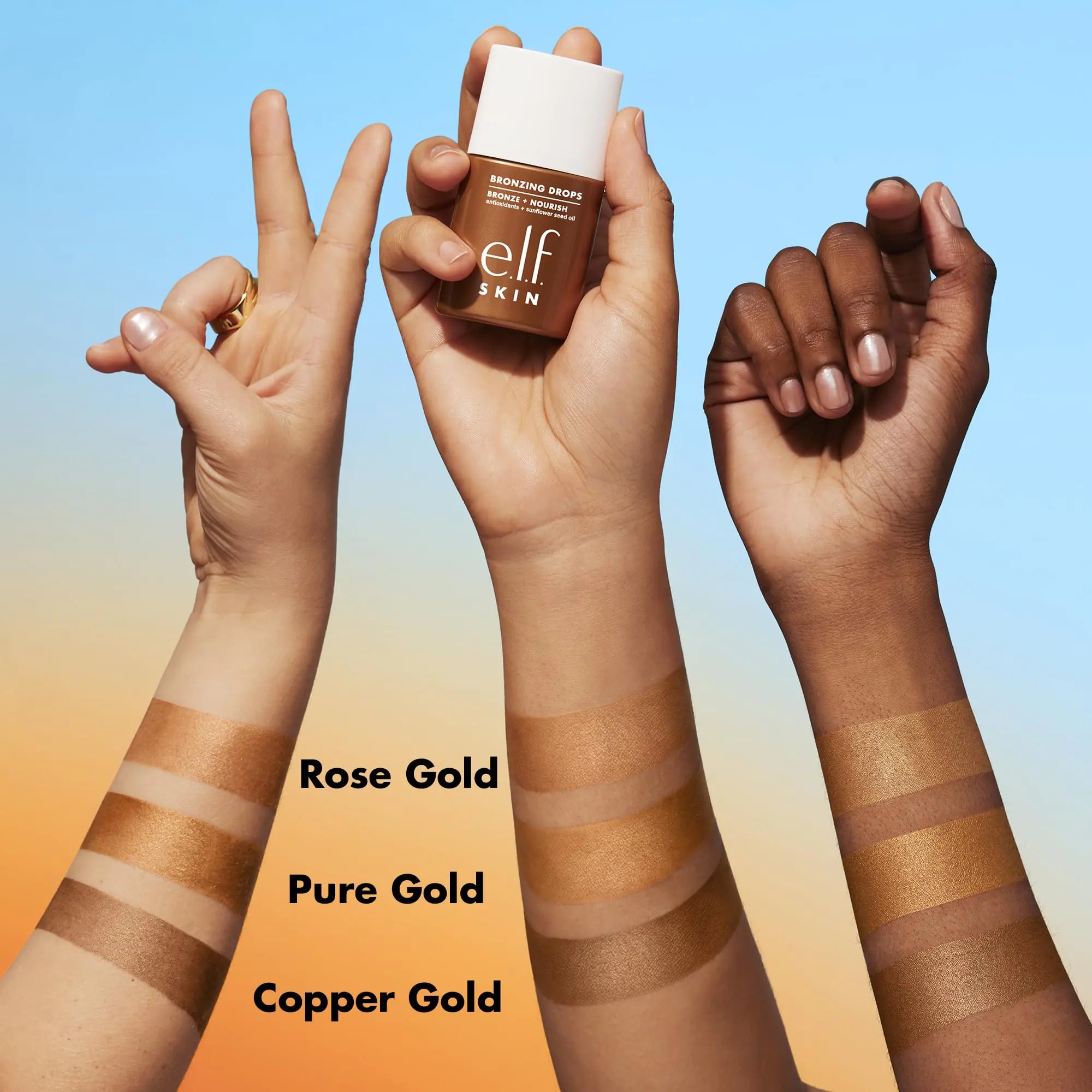 e.l.f. SKIN Bronzing Drops, Liquid A Sun-Kissed Glow