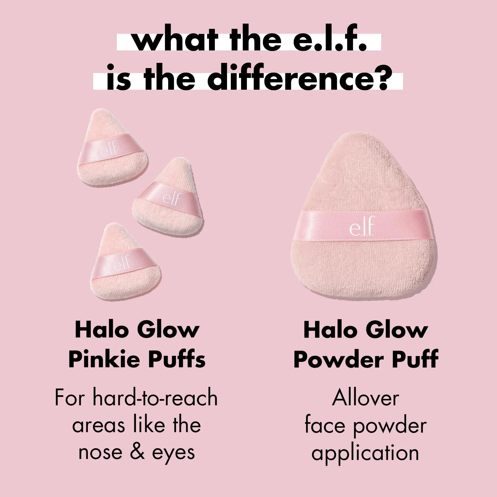 e.l.f. Halo Glow Pinkie Puffs, Finger